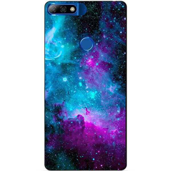 

Силиконовый бампер чехол Candy для Huawei Y7 Prime 2018 с рисунком Галактика