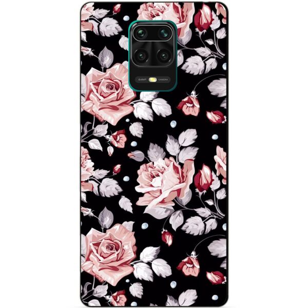 

Силиконовый бампер чехол Candy для Xiaomi Redmi Note 9s/Note 9 Pro с рисунком Розы