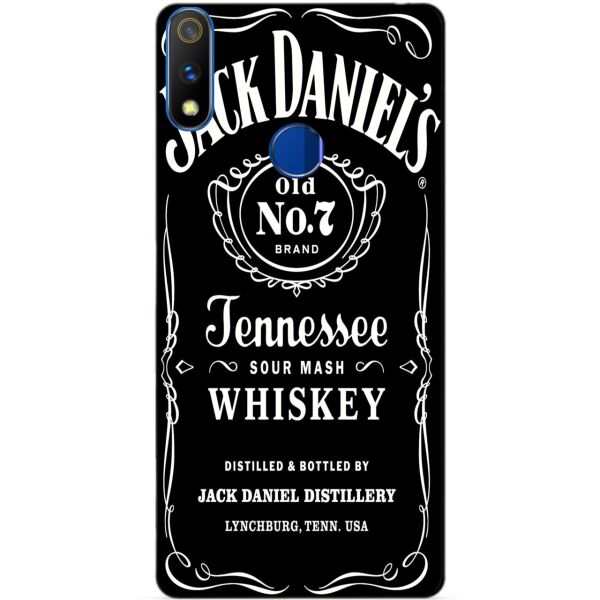 

Силиконовый чехол бампер Candy для Realme 3 Pro с рисунком Jack Daniels