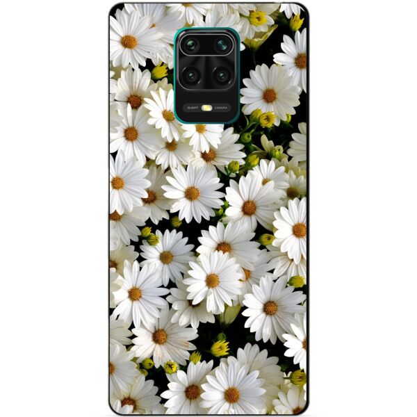 

Силиконовый бампер чехол Candy для Xiaomi Redmi Note 9s/Note 9 Pro с рисунком Ромашки
