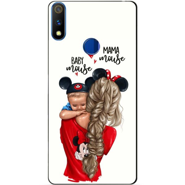 

Силиконовый чехол бампер Candy для Realme 3 Pro с рисунком Mouse