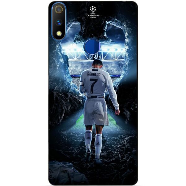 

Силиконовый чехол бампер Candy для Realme 3 Pro с рисунком Ronaldo