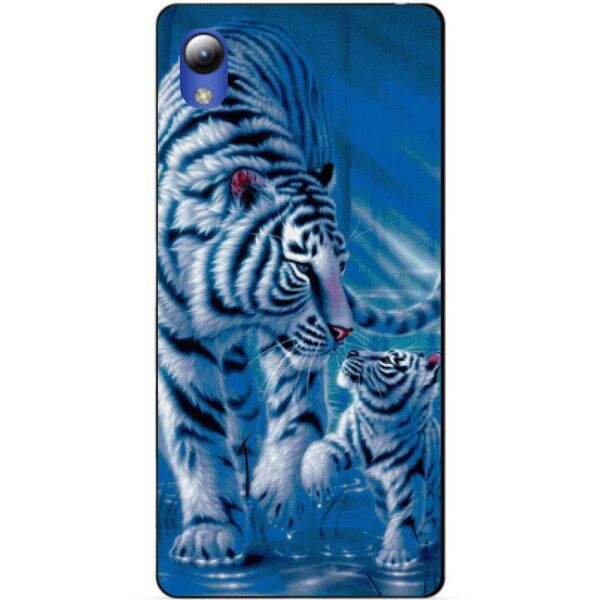 

Чехол силиконовый Candy для ZTE Blade L8 с рисунком Тигры