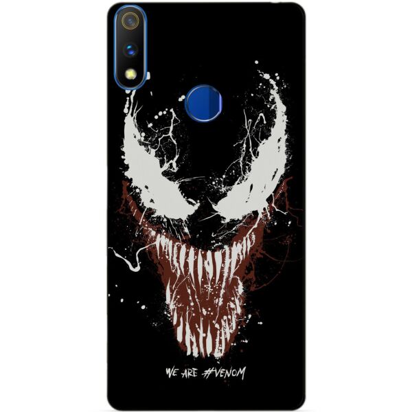 

Силиконовый чехол бампер Candy для Realme 3 Pro с рисунком Веном