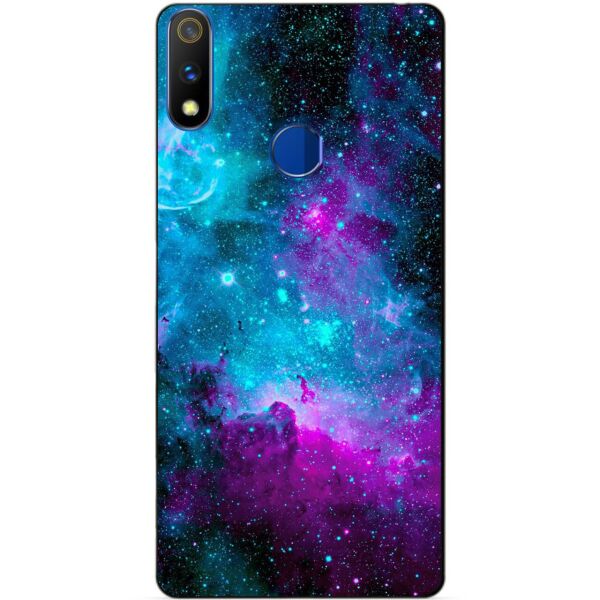 

Силиконовый чехол бампер Candy для Realme 3 Pro с рисунком Галактика