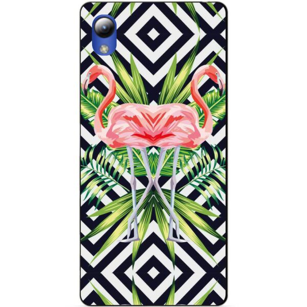 

Чехол силиконовый Candy для ZTE Blade L8 с рисунком Фламинго