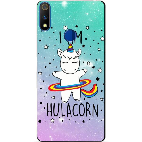 

Силиконовый чехол бампер Candy для Realme 3 Pro с рисунком Единорог