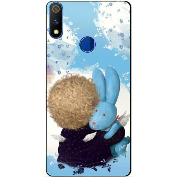 

Силиконовый чехол бампер Candy для Realme 3 Pro с рисунком Зайка Гапчинская