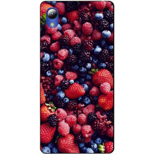 

Чехол силиконовый Candy для ZTE Blade L8 с рисунком Ягоды