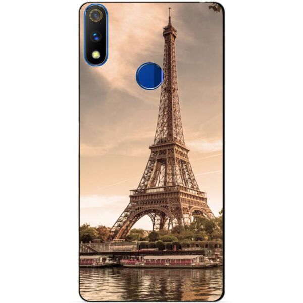 

Силиконовый чехол бампер Candy для Realme 3 Pro с рисунком Париж