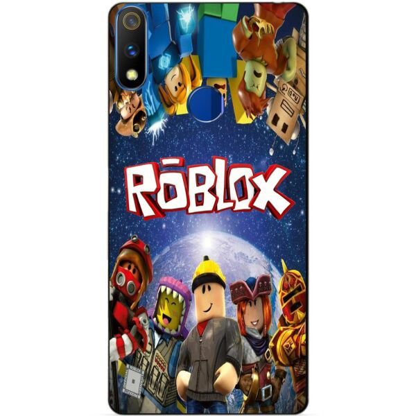 

Силиконовый чехол бампер Candy для Realme 3 Pro с рисунком Роблокс