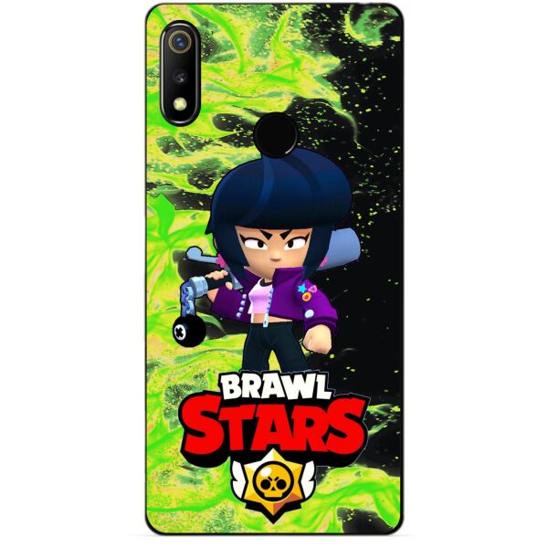 

Силиконовый чехол бампер Candy для Realme 3 с Героем Brawl Stars Биби