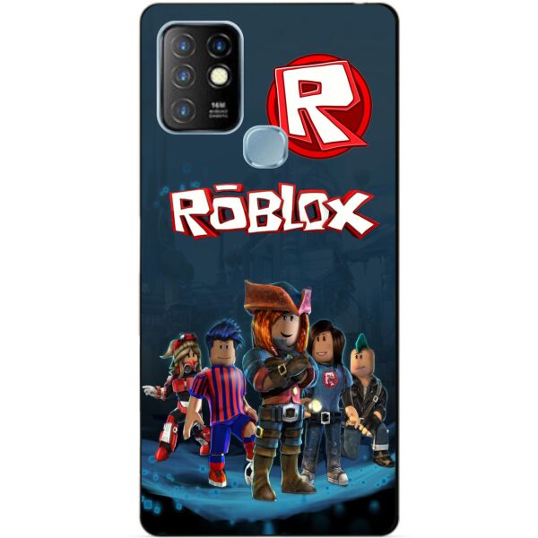 

Силиконовый бампер чехол Candy для Infinix Hot 10 Lite с рисунком Roblox
