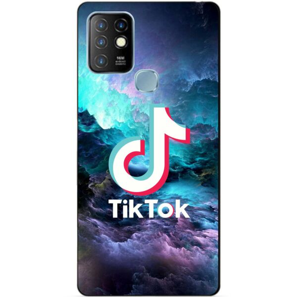 

Силиконовый бампер чехол Candy для Infinix Hot 10 Lite с рисунком Tik Tok