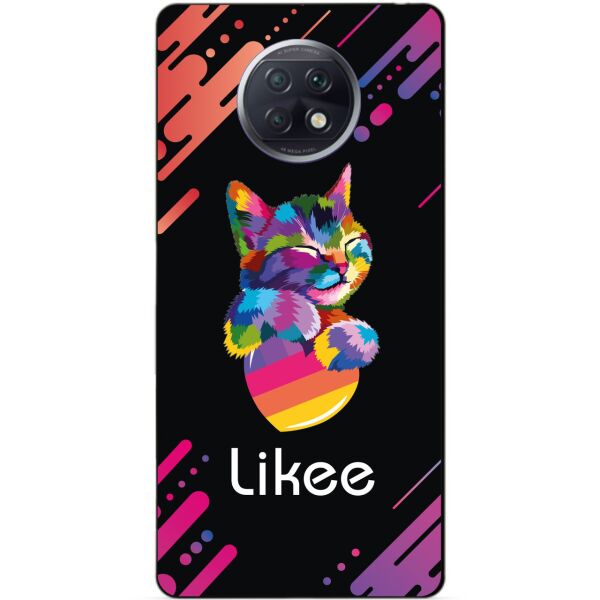 

Силиконовый бампер чехол Candy для Xiaomi Redmi Note 9t с рисунком Likee