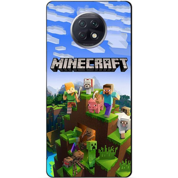 

Силиконовый бампер чехол Candy для Xiaomi Redmi Note 9t с рисунком Minecraft