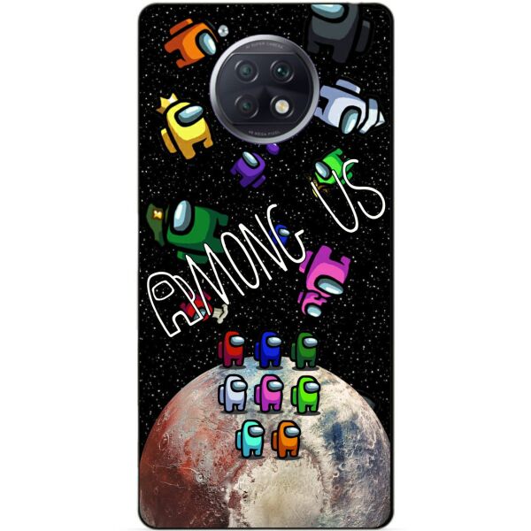 

Силиконовый бампер чехол Candy для Xiaomi Redmi Note 9t с рисунком Амонг Ас