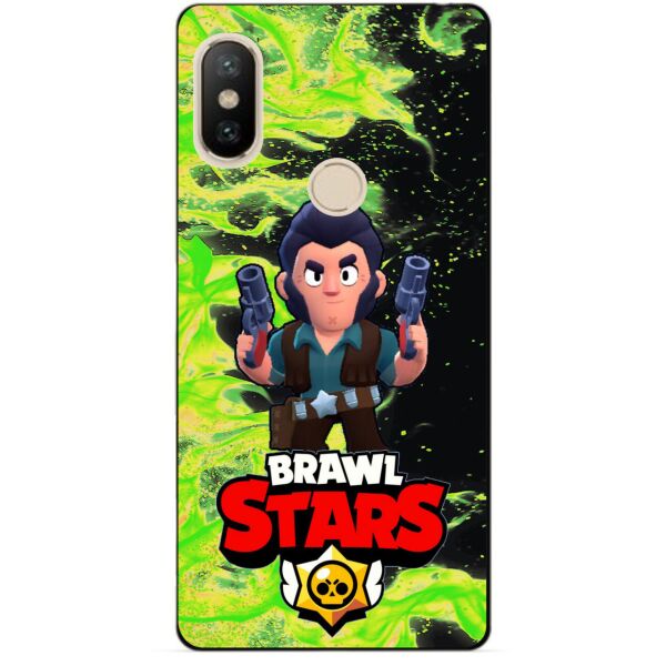 

Силиконовый бампер чехол Candy для Xiaomi Redmi S2 с Героем Бравл Старс Кольт