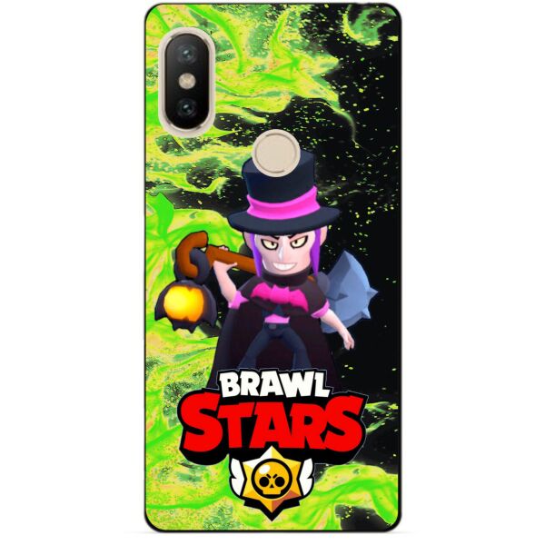 

Силиконовый бампер чехол Candy для Xiaomi Redmi S2 с Героем Бравл Старс Мортис