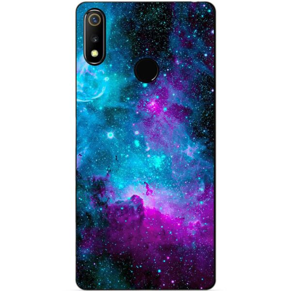 

Силиконовый чехол бампер Candy для Realme 3 с рисунком Галактика