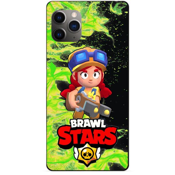 

Силиконовый бампер чехол Candy для Iphone 11 Pro с Героем Brawl Stars Джесси