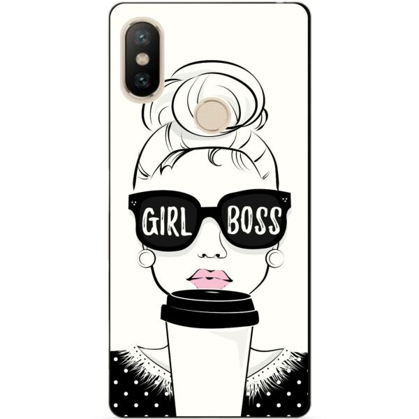 

Силиконовый бампер чехол Candy для Xiaomi Redmi S2 с рисунком Girl Boss