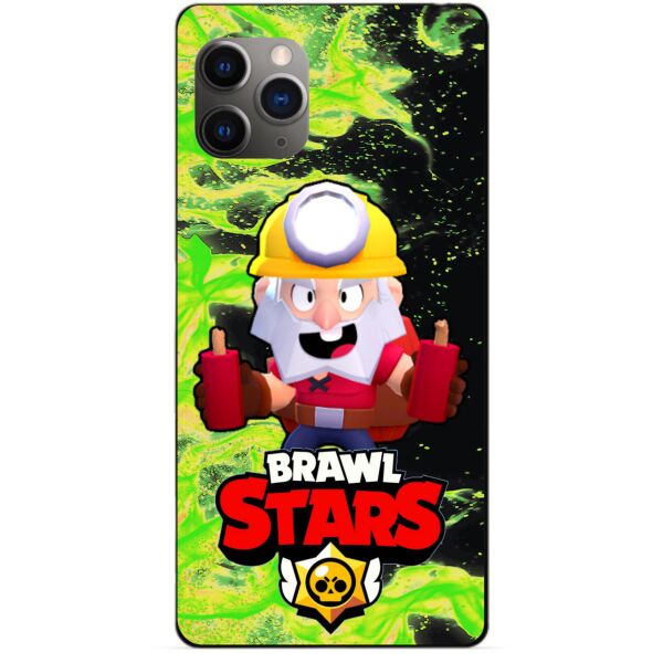 

Силиконовый бампер чехол Candy для Iphone 11 Pro с Героем Brawl Stars Динамайк