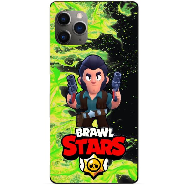 

Силиконовый бампер чехол Candy для Iphone 11 Pro с Героем Brawl Stars Кольт