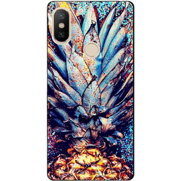 

Силиконовый бампер чехол Candy для Xiaomi Redmi S2 с рисунком Ананас