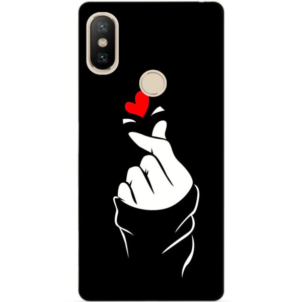 

Силиконовый бампер чехол Candy для Xiaomi Redmi S2 с рисунком Знак Любви