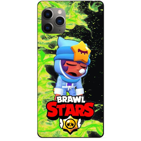 

Силиконовый бампер чехол Candy для Iphone 11 Pro с Героем Brawl Stars Сонный Сэнди