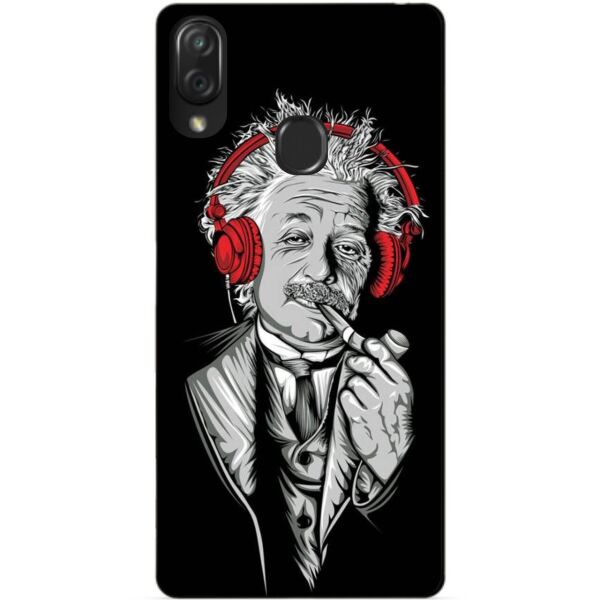

Чехол силиконовый Candy для ZTE Blade V10 Vita с рисунком Эйнштейн