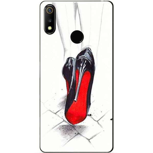 

Силиконовый чехол бампер Candy для Realme 3 с рисунком Лабутены