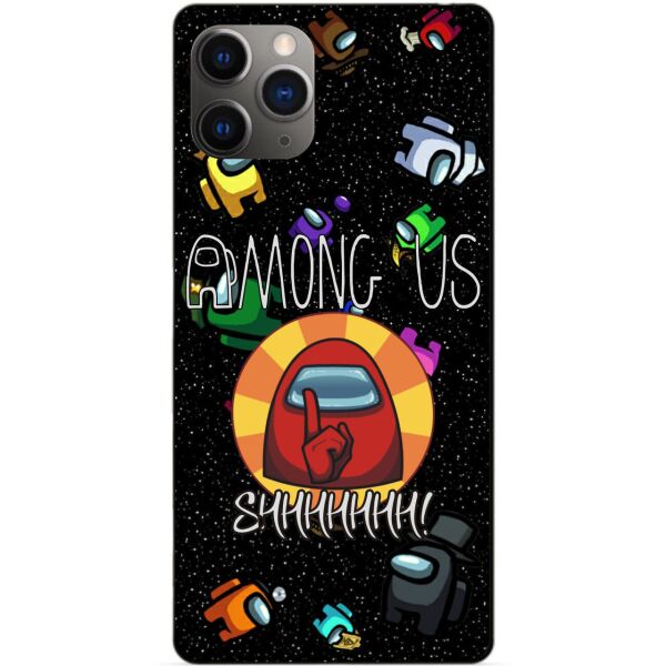 

Силиконовый бампер чехол Candy для Iphone 11 Pro с рисунком Among Us