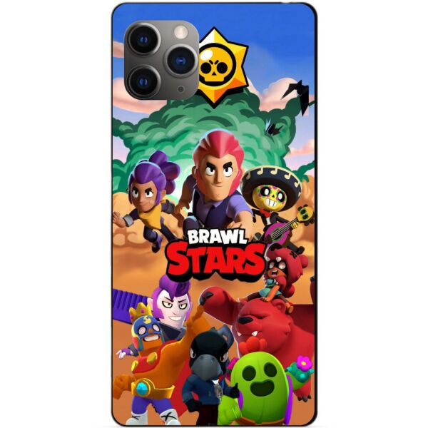 

Силиконовый бампер чехол Candy для Iphone 11 Pro с рисунком Brawl Stars