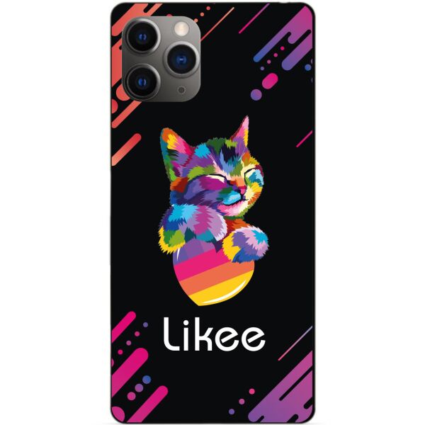 

Силиконовый бампер чехол Candy для Iphone 11 Pro с рисунком Likee
