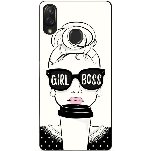 

Чехол силиконовый Candy для ZTE Blade V10 с рисунком Girl Boss