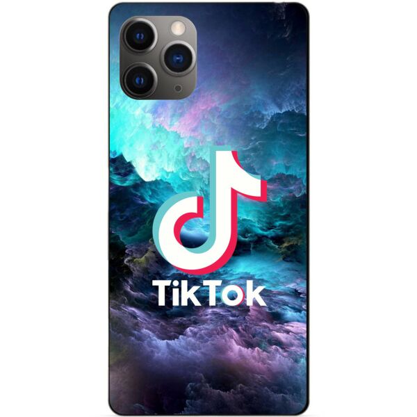 

Силиконовый бампер чехол Candy для Iphone 11 Pro с рисунком Tik Tok