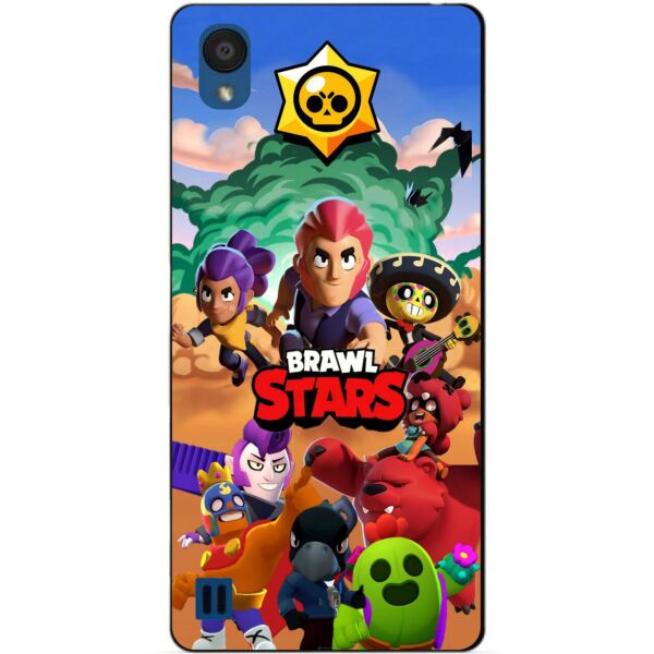 

Силиконовый бампер чехол Candy для ZTE Blade A5 с рисунком Brawl Stars