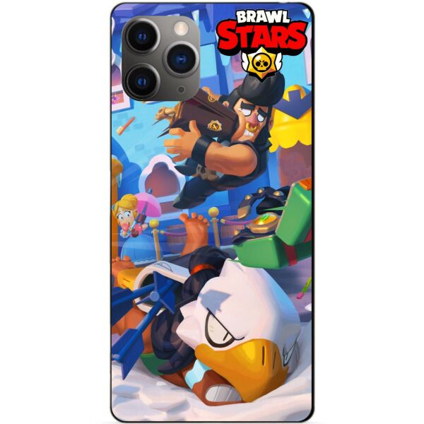

Силиконовый бампер чехол Candy для Iphone 11 Pro с рисунком Бравл Старс Веселые каникулы Булл