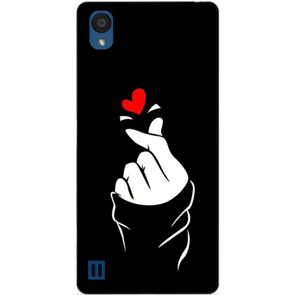 

Силиконовый бампер чехол Candy для ZTE Blade A5 с рисунком Знак Любви