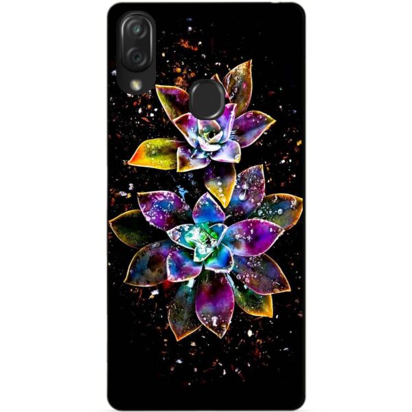 

Чехол силиконовый Candy для ZTE Blade V10 с рисунком Волшебные Цветы