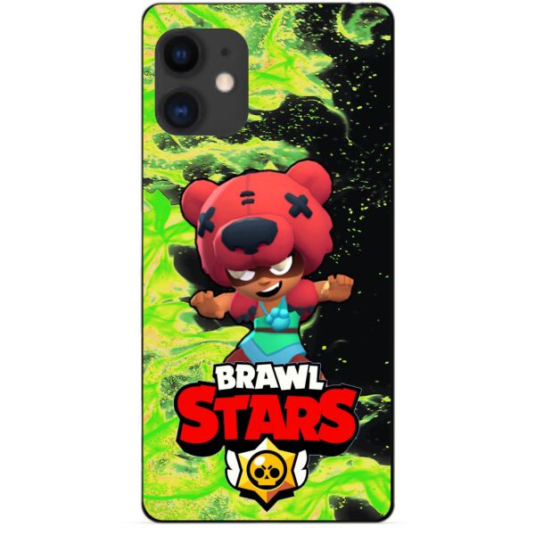 

Силиконовый бампер чехол Candy для Iphone 11 с Героем Brawl Stars Нита