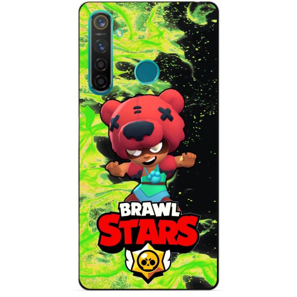 

Силиконовый чехол бампер Candy для Realme 5 Pro с Героем Brawl Stars Нита