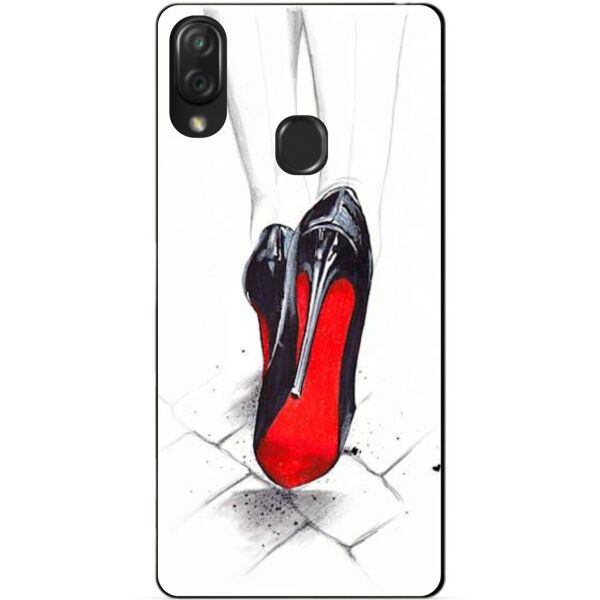 

Чехол силиконовый Candy для ZTE Blade V10 с рисунком Лабутены