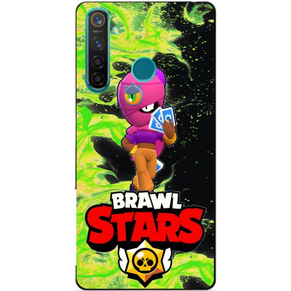 

Силиконовый чехол бампер Candy для Realme 5 Pro с Героем Brawl Stars Тара
