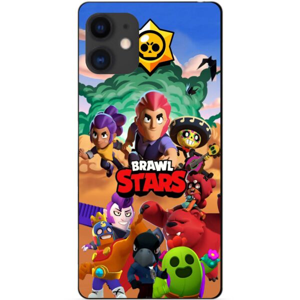 

Силиконовый бампер чехол Candy для Iphone 11 с рисунком Brawl Stars