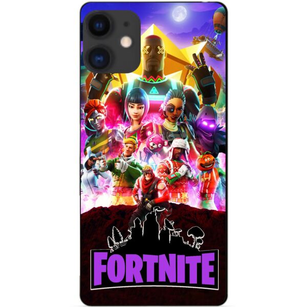 

Силиконовый бампер чехол Candy для Iphone 11 с рисунком Fortnite Фортнайт