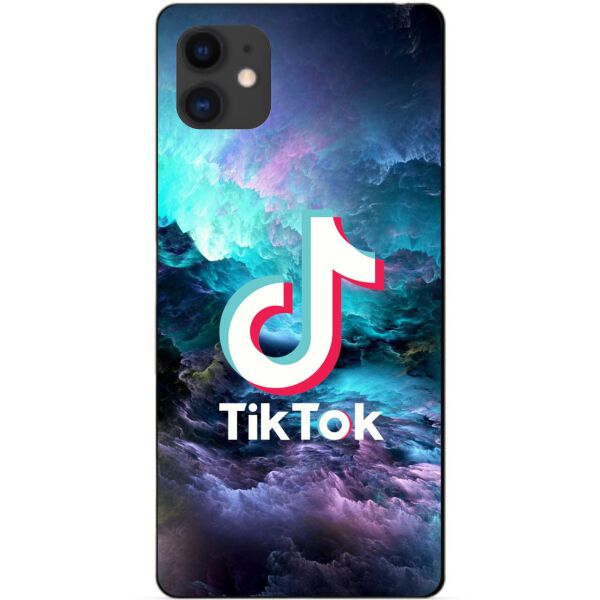 

Силиконовый бампер чехол Candy для Iphone 11 с рисунком Tik Tok