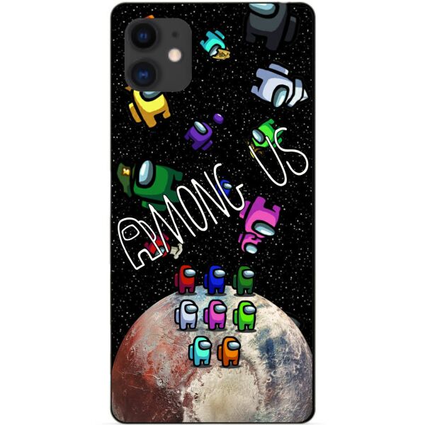 

Силиконовый бампер чехол Candy для Iphone 11 с рисунком Амонг Ас